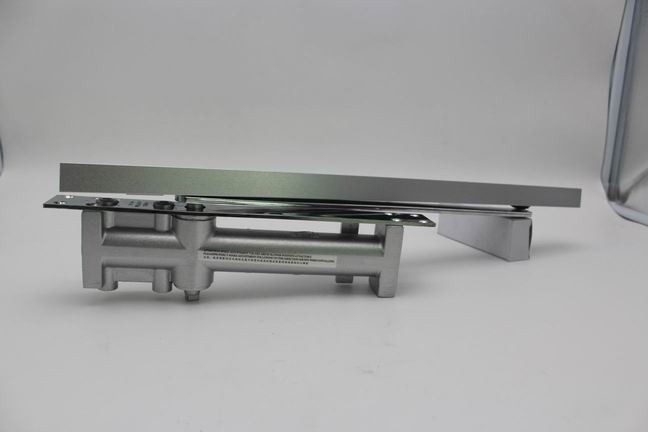 Aluminum hydraulic concealed mounted door closer